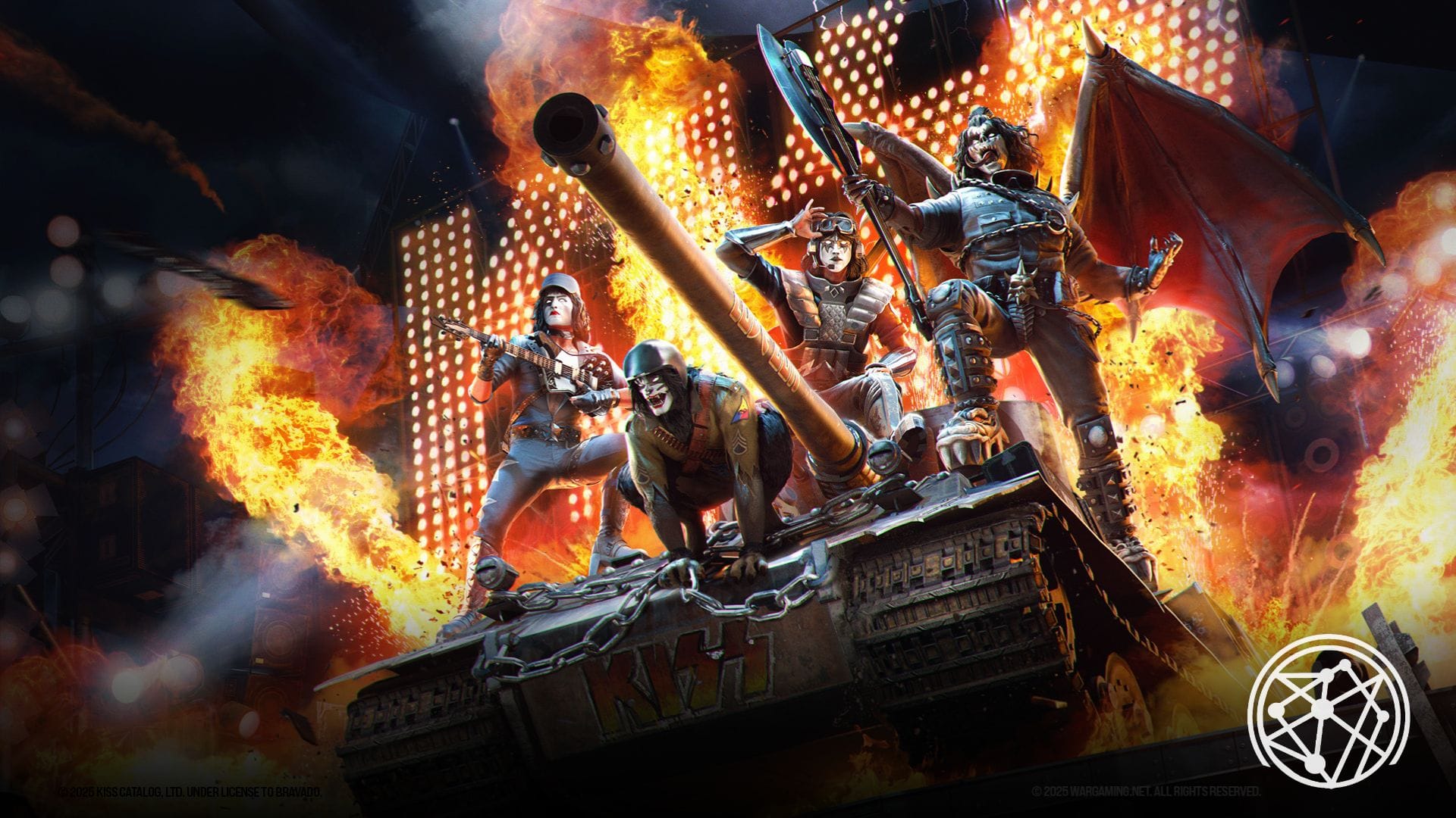 KISS Featured in World of Tanks: Modern Armor Metal Fest 2025 | The Metalverse.net