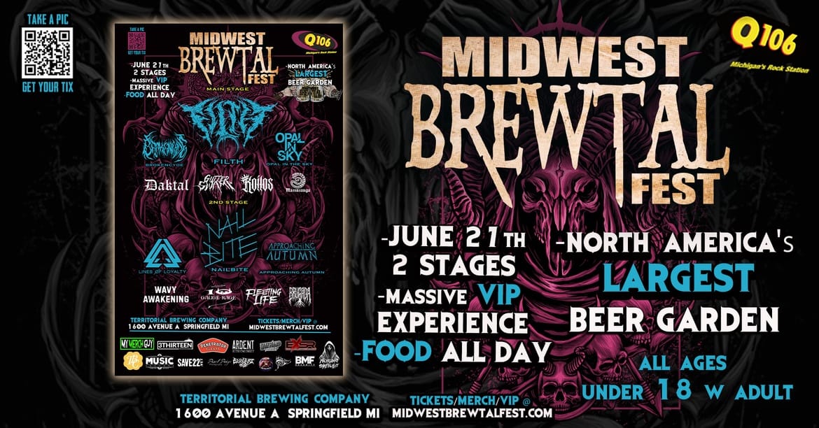 Midwest Brutal Fest 2026 Lineup Flyer